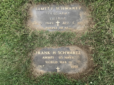 Frank H Schwartz Grave Marker
